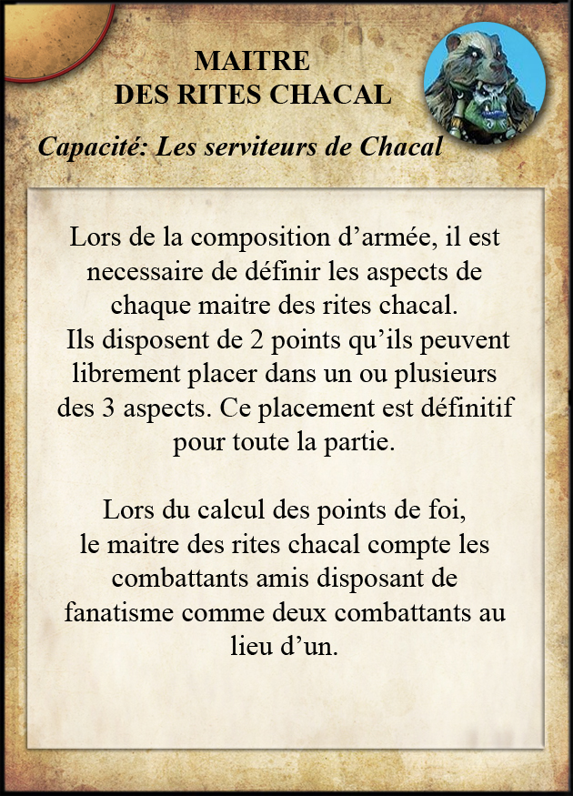 Serviteurs de Chacal